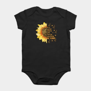 Sunflower Kindness Shirt Baby Bodysuit